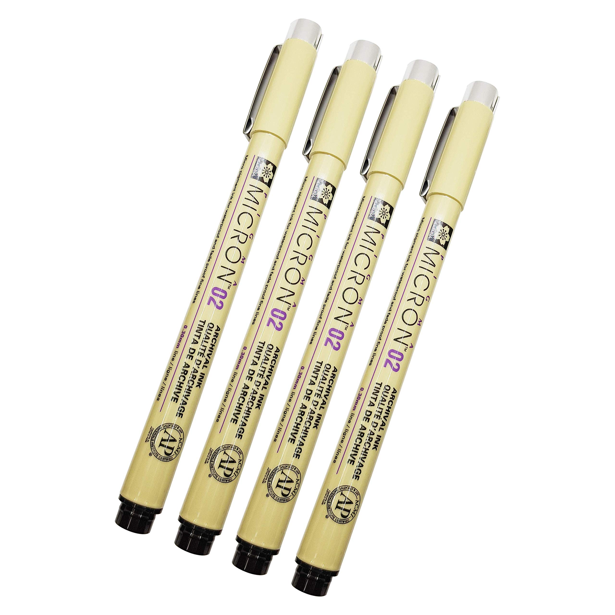 Amazon.com : Sakura Pigma Micron 02 Black Pen 0.3mm Line Width